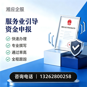 昆明服务业引导资金申报服务